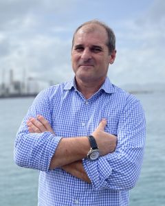 Picture of Flagship's CEO Pierre Martin, posing for the camera, with his arms crrossed. 